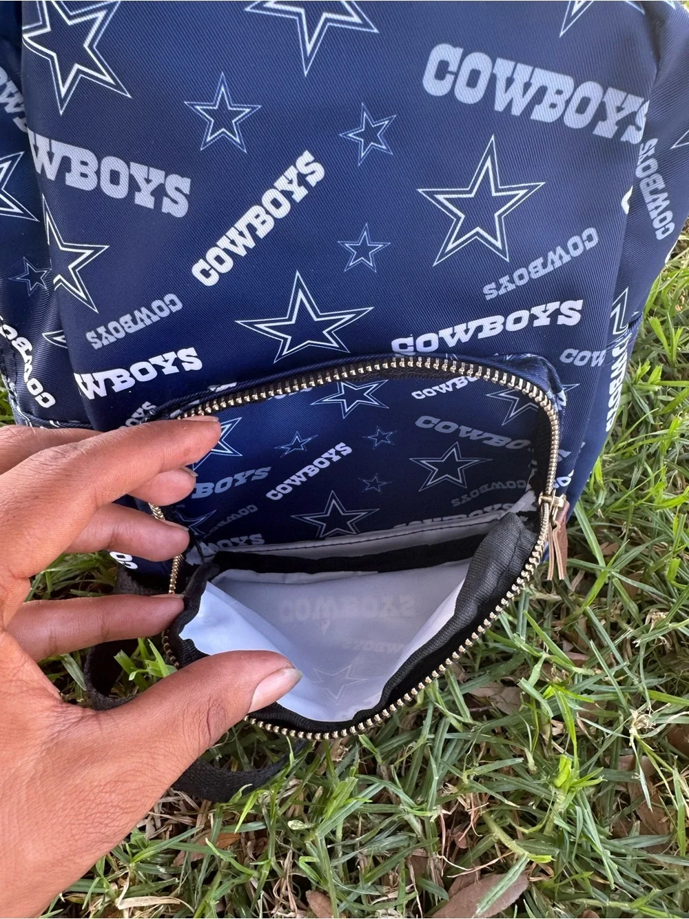 Dallas Cowboys Navy Crossbody Sling Bag - Unbranded